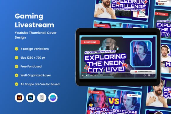 Download YouTube Gaming Livestream Thumbnail - Gaming Collection