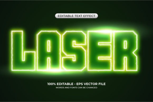 Download Editable Laser Light Text Effect - Text effect Collection