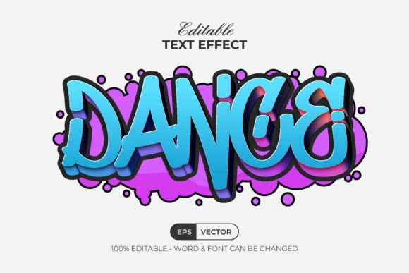 Download Dance Graffiti Text Effect Style - Text effect Collection