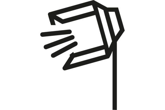 Download Spotlight Line Icon. Scene, Performance, - Performance Collection