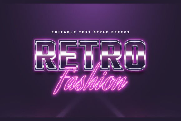 Download Colorful Retro and Neon Text Effect - Text effect Collection