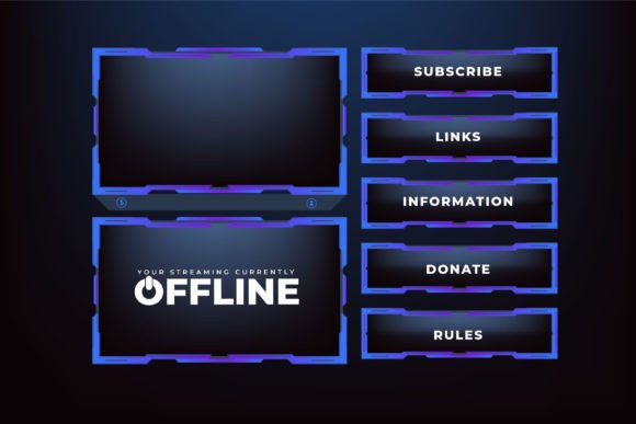 Download Online Gaming Screen Panel Vector Design - Gaming Collection