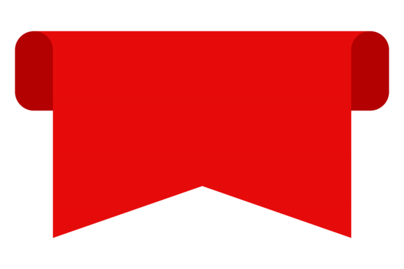 Download Red Promo Mark. Flag Ribbon Label Templa - Red Collection