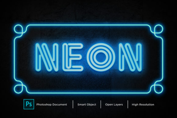 Download Neon Text Effect Layer Style - Text effect Collection