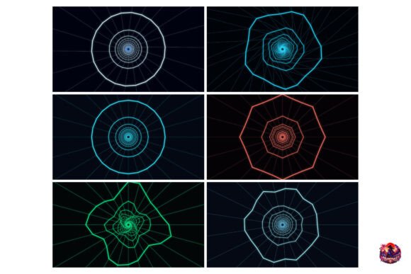 Download Neon Tunnel Clips for SaaS Marketing - Tunnel Collection