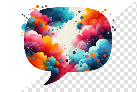 Download SplashTalk: Watercolor Chat Bubble - Talk Collection