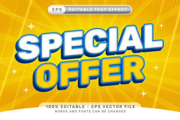 Download Special Offer 3d Text Effect - Text effect Collection