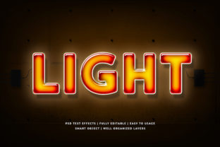 Download Light Neon 3d Text Effect Mockup - Text effect Collection