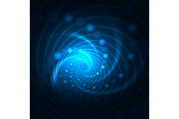Download Light Vortex. Blue Neon Tunnel Glow Effe - Tunnel Collection