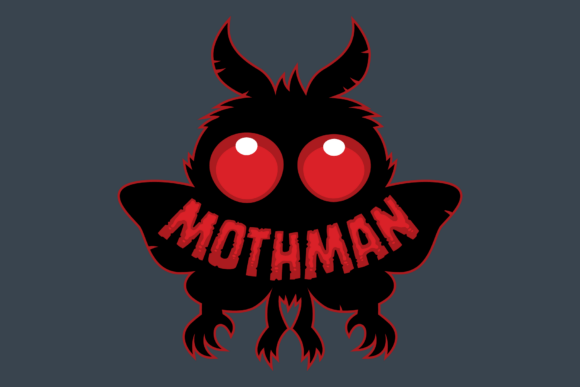 Download Red-Eyed Mysterious Mothman Cryptid - Red Collection