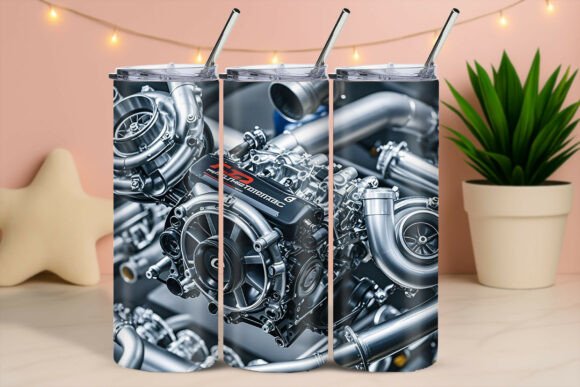 Download Engine Turbo Performance Art Tumbler - Performance Collection