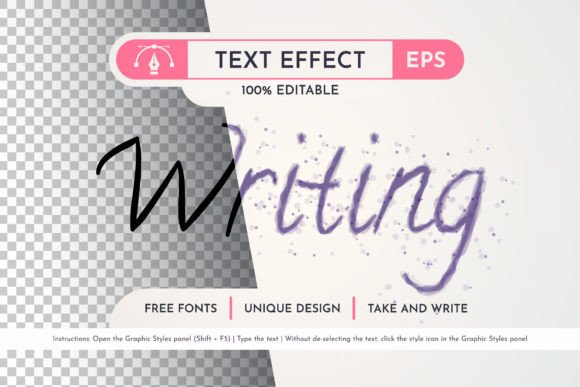 Download Writing Text Effect, Graphic Style - Text effect Collection