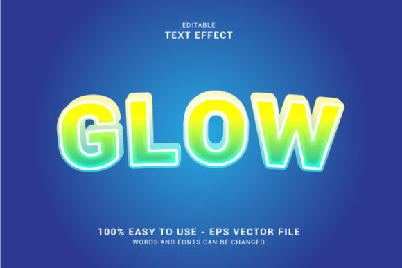 Download Editable Text Effect Glow Styles - Text effect Collection