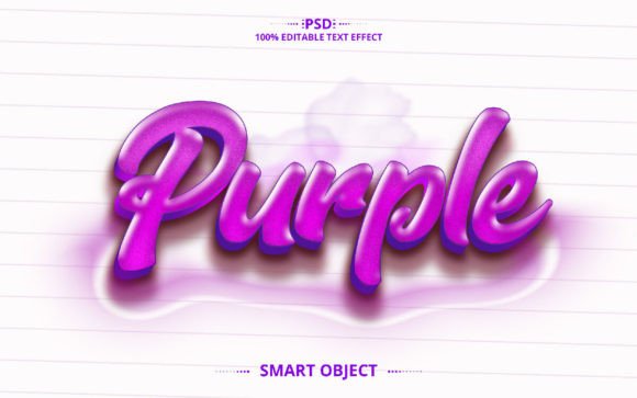 Download Purple Text Effect Design Font Effect - Text effect Collection