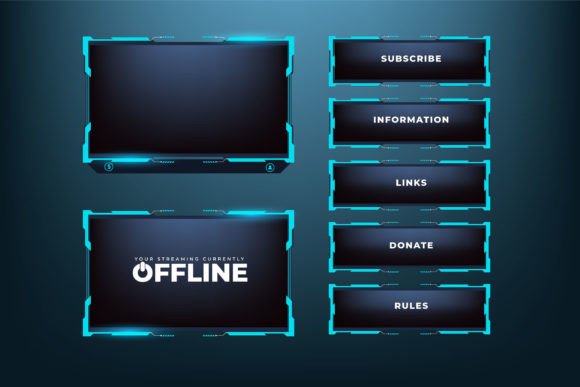 Download Gaming Overlay Frame Template Design - Gaming Collection