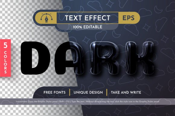 Download 5 Plastic Editable Text Effects - Text effect Collection