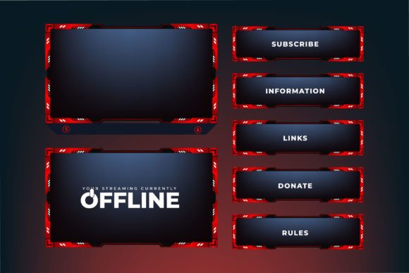 Download Online Gaming Broadcast Screen Panel - Gaming Collection