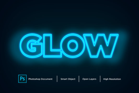 Download Glow Text Effect Layer Style - Text effect Collection