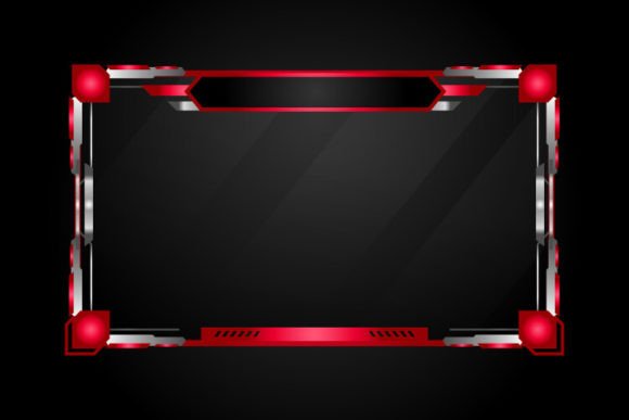 Download Gaming Streaming Panel Overlay Red - Red Collection