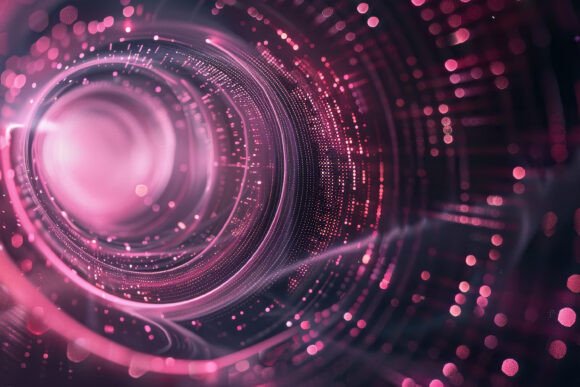 Download Pink Futuristic Tunnel Background Wallpa - Tunnel Collection
