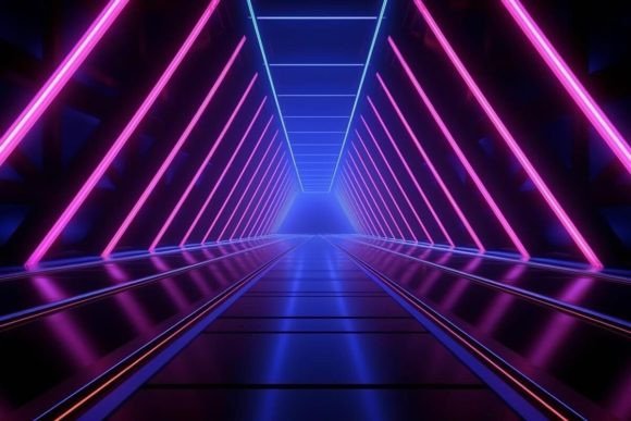 Download Neon Tunnel Depth - Tunnel Collection