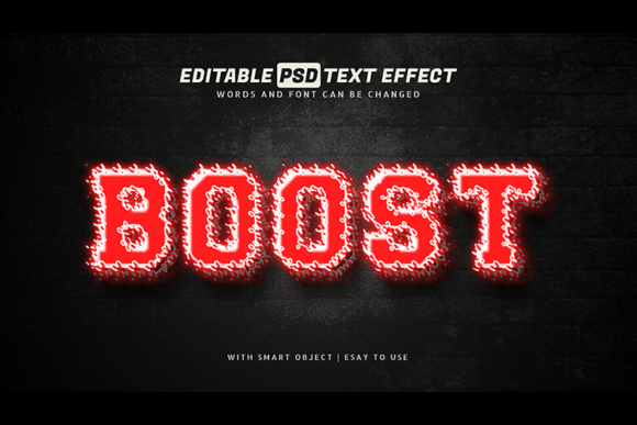 Download Red Light Neon Text Effect Editable - Text effect Collection